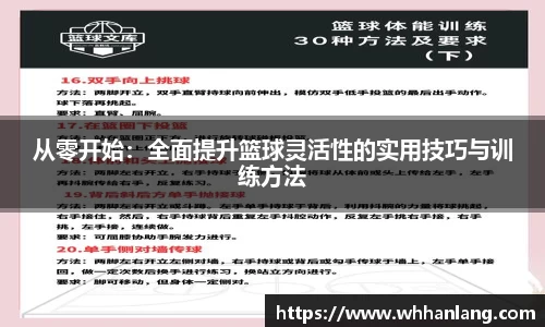 从零开始：全面提升篮球灵活性的实用技巧与训练方法